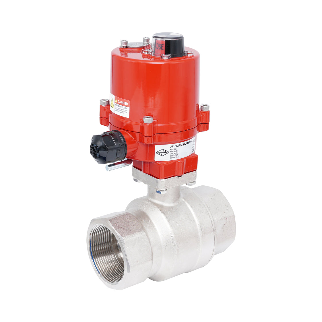 Rp 2" 2-Way Electric Brass Ball Valve 24 V AC/DC