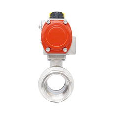 Rp 2-1/2" 2-Way Pneumatic Brass Ball Valve - Double Acting