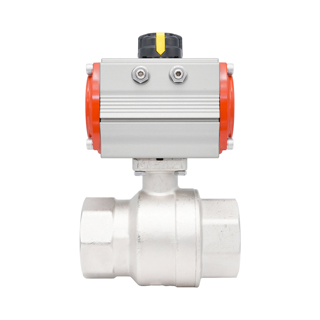 Rp 3" 2-Way Pneumatic Brass Ball Valve - Double Acting