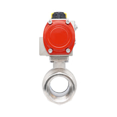 Rp 2-1/2" 2-Way Pneumatic Brass Ball Valve - Double Acting