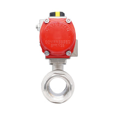 Rp 2" 2-Way Pneumatic Brass Ball Valve - Spring Closing