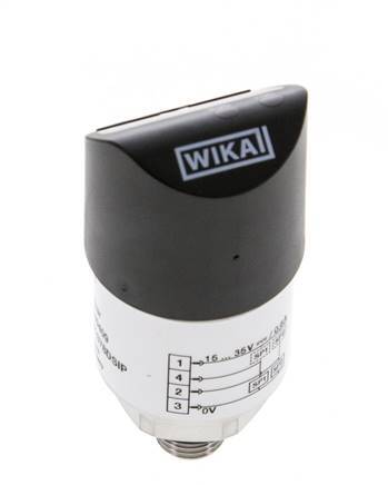 0 to 160bar Stainless Steel Wika Electronic Pressure Switch G1/4'' 1VDC IO-Link 4-pin M12 Connector