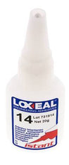 Loxeal Instant Adhesive 20ml Transparent 8-15s Curing Time Metal, Plastic And Neoprene/Nbr Surfaces