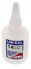 Loxeal Instant Adhesive 50ml Transparent 1-2s Curing Time Metal, Plastic And Neoprene/Nbr Surfaces
