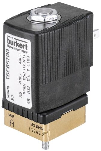 Solenoid Valve 32x32 mm SFB flange NC Brass FKM 0-12bar/174psi 24VDC Vacuum 6013 331231