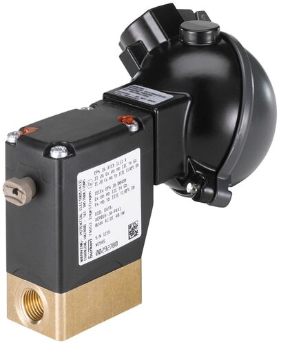Solenoid Valve 3/2-Way G1/4'' Diverting Stainless steel FFKM/FKM 0-5bar/73psi 230VAC 0330 144126
