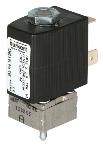 Solenoid Valve 20x20 mm SFB flange NC Stainless steel FKM 0-8bar/116psi 110VAC 6011 134137