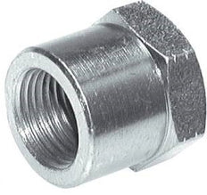 1/8'' NPT Zinc plated Steel Closing plug with Outer Hex 345 Bar [2 Pieces]