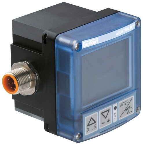 Burkert Universal Controller Flow Control Fitting Mounting 24VDC M8/M12 - 8611 177455