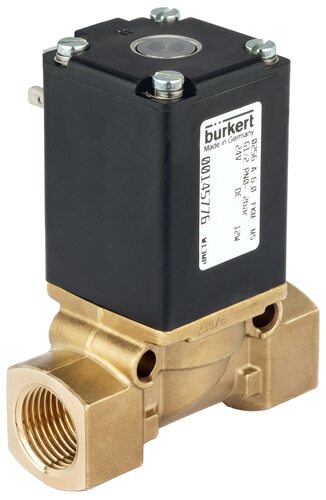Solenoid Valve NPT 3/8'' NC Brass FKM 0-12bar/174psi 120VAC Vacuum 256 304759