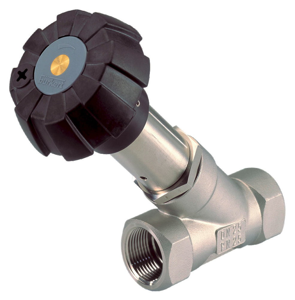 Welded End DN 50 Manual 2-Way Angle Seat Valve Stainless Steel - 2000 - 166081
