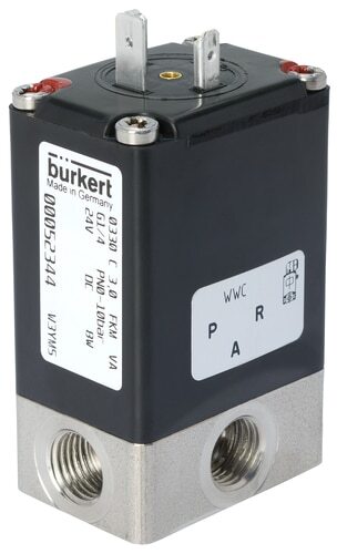 Solenoid Valve 3/2-Way G1/4'' Mixing Stainless steel FKM -1-5bar/-15-73psi 24VDC Vacuum 0330 20030875