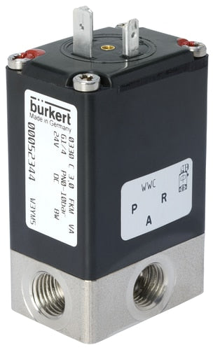 Solenoid Valve 3/2-Way G1/4'' Mixing Stainless steel FKM -1-5bar/-15-73psi 24VDC Vacuum 0330 20030876