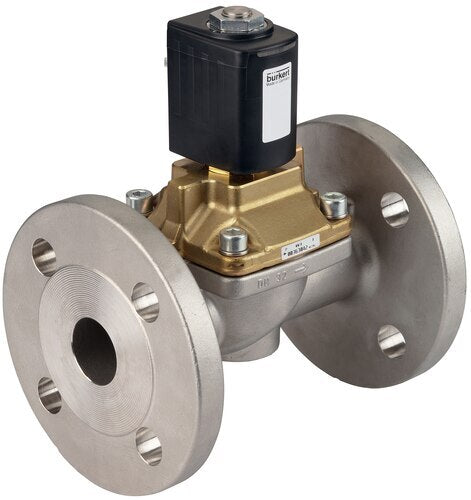Solenoid Valve 32 mm Flange NC Stainless steel PTFE 0-10bar/145psi 24VAC Steam 6407 20032737