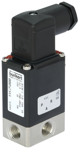 Solenoid Valve 3/2-Way G1/4'' Mixing Stainless steel FFKM 0-3bar/44psi 24VDC 0330 20032756