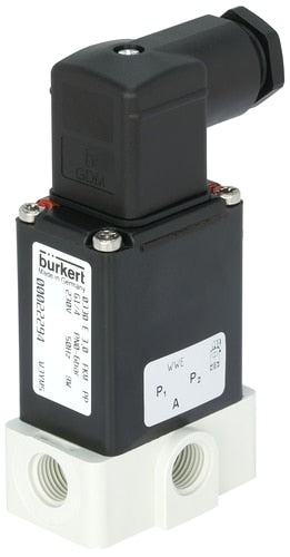 Solenoid Valve 3/2-Way NPT 1/4'' Universal PP FKM 0-3bar/44psi 120VAC 0330 20034094