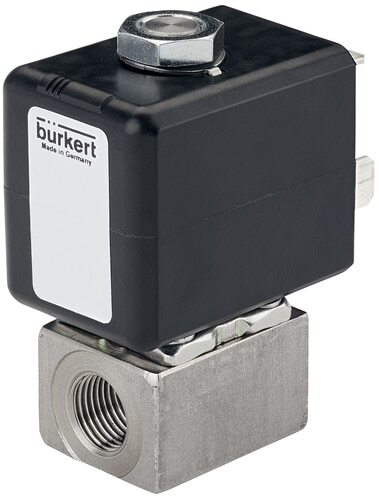 Solenoid Valve NO 20x20 mm SFB Stainless Steel FKM 0-10bar/145psi 24VDC 7011 20098236