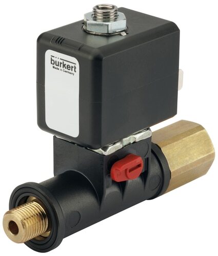 Solenoid Valve 3/2 NC 20x20 mm SFB Brass FKM 0-16bar/232psi 24VDC 7012 20080958