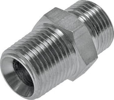 UNS 1''-14 Male Zinc plated Steel Bulkhead Fitting ORFS 400 Bar - Hydraulic