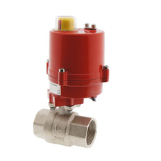 Electrical Ball Valve 2-Way G1'' Brass 24V AC