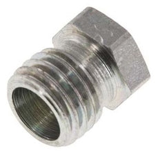 12L Zinc plated Steel Closing Plug for Tubes 315 Bar DIN 2353 [2 Pieces]