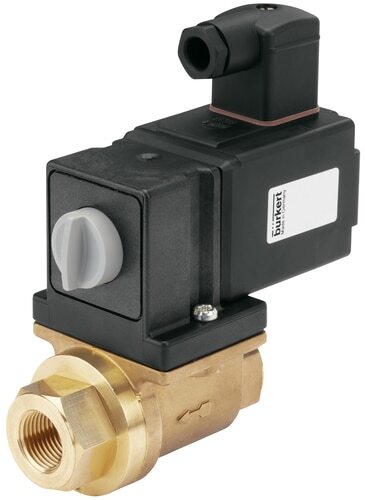 Solenoid Valve 3/2-Way G1/2'' Diverting Brass NBR 0-0.5bar/7psi 230VAC 0131 20001408