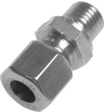 3/4'' NPT Male x 22L Stainless steel Straight Compression Fitting 160 Bar DIN 2353