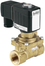 Solenoid Valve NPT 1/2'' NC Brass NBR 0.2-16bar/3-232psi 120VAC Anti-Waterhammer 6281 303698