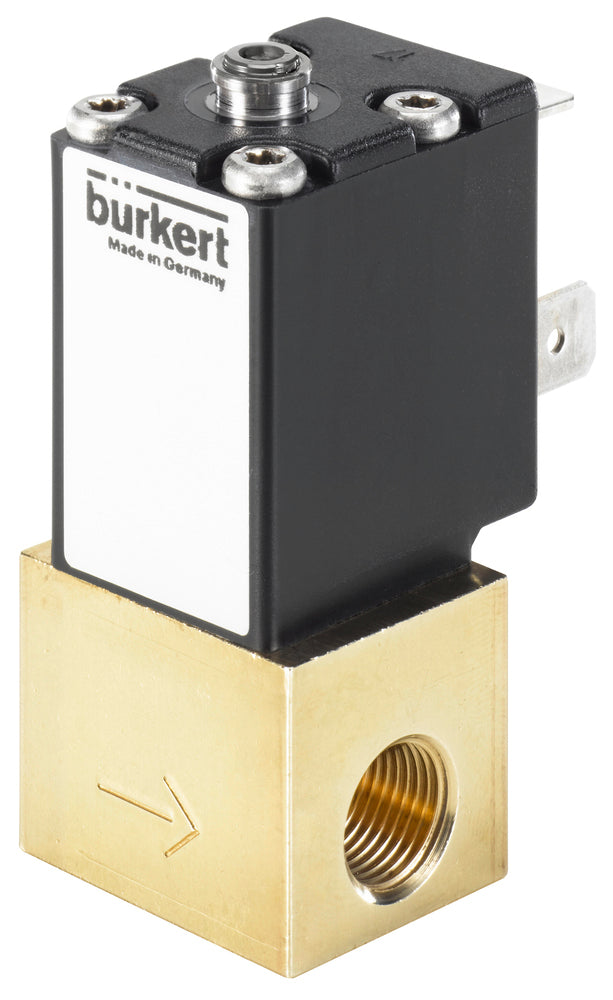 Solenoid Valve G1/8'' NC Brass FKM -1-8bar/-15-116psi 24VDC 2871 238937