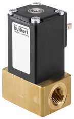 Solenoid Valve G1/4'' NC Brass FKM -1-3.5bar/-15-51psi 24VDC 2873 239081