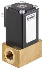 Solenoid Valve G1/4'' NC Brass FKM -1-3.5bar/-15-51psi 24VDC Oxygen Fat/Oil Free 2873 250330