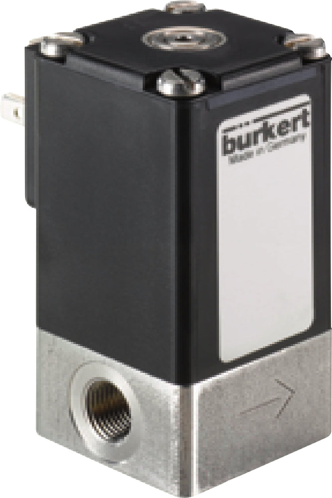 Solenoid Valve G1/8'' NC Stainless Steel FKM -1-16bar/-15-232psi 24VDC Oxygen Fat/Oil Free 2873 255454