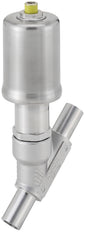 Welded End DN 40 NC Pneumatic Angle Seat Valve Stainless Steel - 2060 - 287538