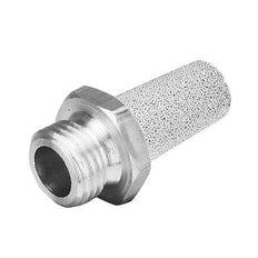 Aventics SI1 M5 Sintered Bronze Pneumatic Muffler Brass Connection [2 Pieces]