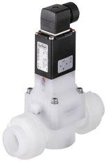 Solenoid Valve 25 mm Welded Sleeves NO PVDF FKM 0.5-6bar/7-87psi 24VDC 0142 303033