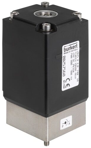 Solenoid Valve 45x45 mm SFB flange NC Stainless steel FKM -1-10bar/-15-145psi 24VDC 2875 345497