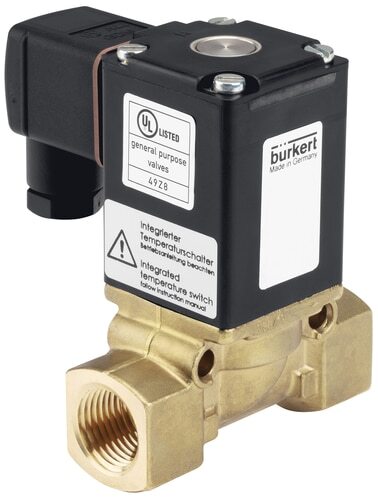 Solenoid Valve G1'' NC Brass NBR 0-5bar/73psi 230VAC/DC Vacuum Anti-Waterhammer 0290 280880