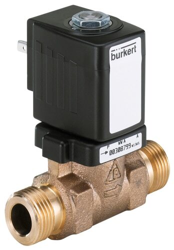 Solenoid Valve G1'' Male NC Bronze EPDM 0-10bar/145psi 24VAC Anti-Waterhammer Drinking Water 6213 311693