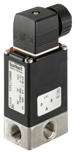 Solenoid Valve 3/2-Way G1/4'' Mixing Stainless steel FKM 0-6bar/87psi 24VDC 0330 320711