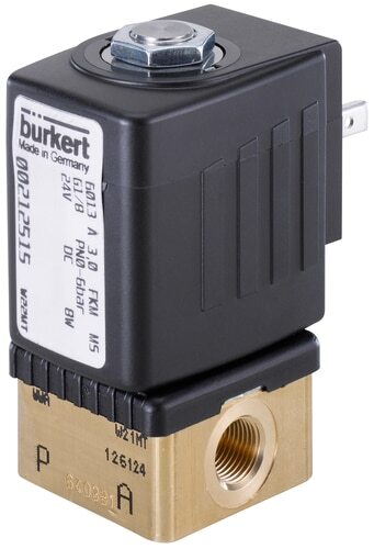 Solenoid Valve G1/4'' NC Brass NBR 0-1.5bar/22psi 24VDC 6013 267021