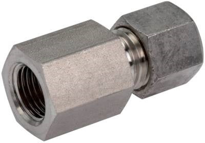 G 1/2'' x 14S Stainless steel Straight Compression Fitting 630 Bar DIN 2353