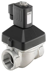 Solenoid Valve NPT 1/2'' NC Stainless steel FKM 0-10bar/145psi 24VDC Anti-Waterhammer 6213 303976