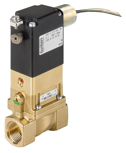 Solenoid Valve G1'' NC Brass NBR 0.2-10bar/3-145psi 24VAC/DC Anti-Waterhammer ATEX 5282 349627