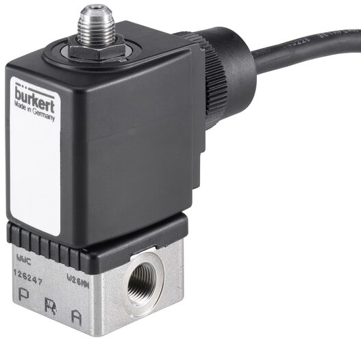 Solenoid Valve 3/2-Way G1/4'' Universal Stainless steel FKM 0-1.7bar/25psi 24VAC/DC ATEX 6014 20004048