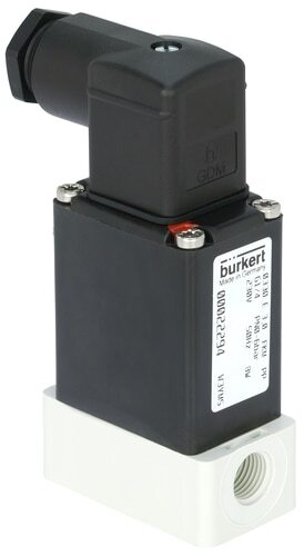 Solenoid Valve G1/4'' NC PP FKM -1-3bar/-15-44psi 24VAC Vacuum 0330 359068