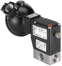 Solenoid Valve 3/2-Way NPT 1/4'' Universal Stainless steel FFKM 0-6bar/87psi 24VAC/DC ATEX 0330 366253