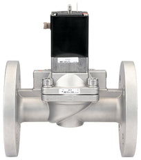 Solenoid Valve 25 mm Flange NC Stainless steel FKM 0.2-10bar/3-145psi 230VAC Anti-Waterhammer 5282 361403