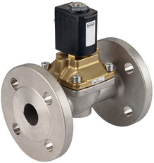 Solenoid Valve 32 mm Flange NC Stainless steel PTFE 0-10bar/145psi 24VDC 6407 363048