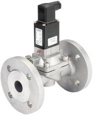 Solenoid Valve 40 mm Flange NC Stainless steel EPDM 0.2-10bar/3-145psi 24VDC Anti-Waterhammer 5282 381828