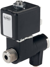 Solenoid Valve 3/2-Way 6mm Plug-in - Banjo NC PA FKM 0-13bar/189psi 24VDC 7012 390875